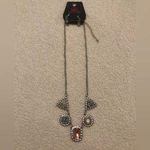 Paparazzi Posh party Avenue multi necklace with earrings